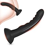 Analplug Dildos Anal Dildo,Analdilos Herren,mit Dildo Saugnapf,Buttplug Anal Plug Masturbator Analspielzeuge,Dildo Schwarz Analdildos Butt plug Masturbatoren,Sex Spielzeug für die Männer Frau (S)