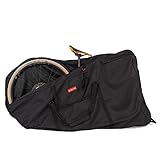 Fahrrad Transporttasche XXL - Universell Rennrad Gravel 700C / 28 Zoll, MTB 26-29 Zoll Fahrradtasche - Ohne Demontage des Hinterrads - Robust, Faltbar, Leicht (Standard)