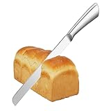 Brotmesser,Edelstahl Brötchenmesser Wellenschliff,10 Zoll/25 cm Klinge,Einteiliges Design,Brotschneider zum Schneiden von Brot, Bagels,Kuchen
