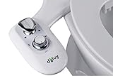 Deluy Dusch-WC, Platinum Series | Bidet mit Warmwasser (ohne Strom) | Po-Dusche, Taharet