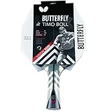 Butterfly® Timo Boll Vision 3000 Tischtennisschläger | Tischtennis Racket Bat TT Profi Wettkampfschläger für technisch fortgeschrittene Spieler | ITTF zertifizierter Wakaba Belag | Griffform konkav