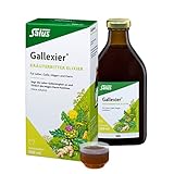 Salus Gallexier Kräuterbitter Elixier - 1x 500 ml Flüssigkeit - freiverkäufliches Arzneimittel - für Leber, Galle, Magen und Darm - fördert die Magen-Darm-Funktion - alkoholfrei