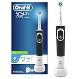 Oral-B Vitality 100 Elektrische Zahnbuerste Rotierend/Oszilierend, Schwarz, 1 Stück (1er Pack)