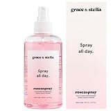 grace & stella Rosenwasser Spray, Rosenwasser Gesichtswasser, Hautberuhigendes Rosenwasser Spray Gesicht, Rose Water Toner, Reines Rosenwasser Setting Spray, Vegane Skincare Toner Gesicht [240 ml]