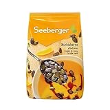 Seeberger Kürbiskerne schalenlos: Knackige, geschälte Kürbiskerne als Topping für Salate oder zum Snacken - naturbelassen, vegan (1 x 500 g)