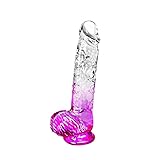 Realistische klare gummi penis natur Dildo transparent sex spielzeug für Frauen saugnapf groß,17cm didloschwanz männer kleiner dünner Dildo echt mit paare und analdilos herren Anfänger