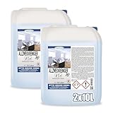 Lorito frisch & sauber Allzweckreiniger, 2x 10 Liter Konzentrat, intensiver und schaumstarker Allesreiniger für Reinigung aller Flächen, Hartböden, Wände und Fliesen