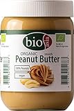 Bioasia Bio Erdnussbutter – Peanut Butter - aus 100% gerösteten Erdnusskernen, cremig, ohne Zusätze, im Glas, vegan und glutenfrei (1 x 500 g)