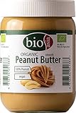 Bioasia Bio Erdnussbutter – Peanut Butter - aus 100% gerösteten Erdnusskernen, cremig, ohne Zusätze, im Glas, vegan und glutenfrei (1 x 500 g)