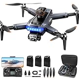 HYTOBP P17 PRO GPS Drohne mit Kamera 4K für Erwachsene, Drohne GPS 4K mit bürstenlosem Motor, 5G-WLAN-Übertragung, FPV RC Drohne mit 3 Kameras, 3 Akkus, Follow Me, Automatische Rückkehr, unter 249g