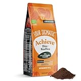 Organic Mushroom Ground Coffee by Four Sigmatic | Dark Roast, Fair Trade Gourmet Coffee with Lion's Mane, Chaga & Mushroom Powder | Immune Boosting Coffee for Focus & Immune Support | 12oz Bag