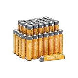 Amazon Basics AAA-Alkalisch batterien, leistungsstark, 1,5 V, 36er-Pack (Aussehen kann variieren), Grau