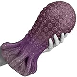 Tentakel Dildo mit Saugnapf 22cm XL Riesiger Monster Tier Animal Dragon Fantasy Silikon Weiches Dildo Diloschwanz Didloschwanz Analplugs Sex Spielzeug für die Frau Männer Anfänger Analspielzeug