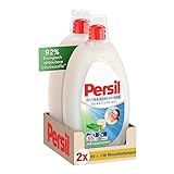 Persil Ultra Konzentrat Sensitive Gel (130 Waschladungen), Flüssigwaschmittel für Allergiker & Babys in kleinerer Flasche für weniger Plastik, entfernt hartnäckige Flecken, dermatologisch getestet