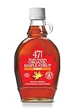 47° North Kanadischer Bio Ahornsirup Amber, 250g, Single Source, Grade A, glutenfrei, vegan, organic Maple Syrup, kräftiger Geschmack für Pancakes & mehr