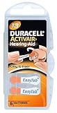 60x Duracell Activair Typ 13 Orange Hörgerätebatterien