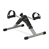 Relaxdays Arm- und Beintrainer, klappbar, für Büro, Zuhause, Senioren Radtrainer, Mini Heimtrainer 39x36x49,5cm, schwarz