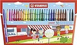 Filzstift - STABILO power - 30er Pack - mit 30 verschiedenen Farben