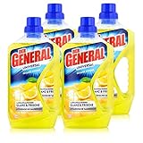 Der General Frische Zitrone, Allzweckreiniger, 4er Pack (4 x 750 ml)